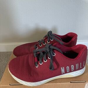 NOBULL Red Trainer Sneakers (Womens 8)